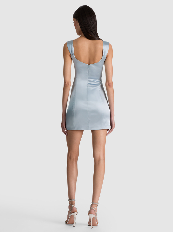RENEE FITTED MINI DRESS - BLUE BREEZE image 2 - ALICE + OLIVIA