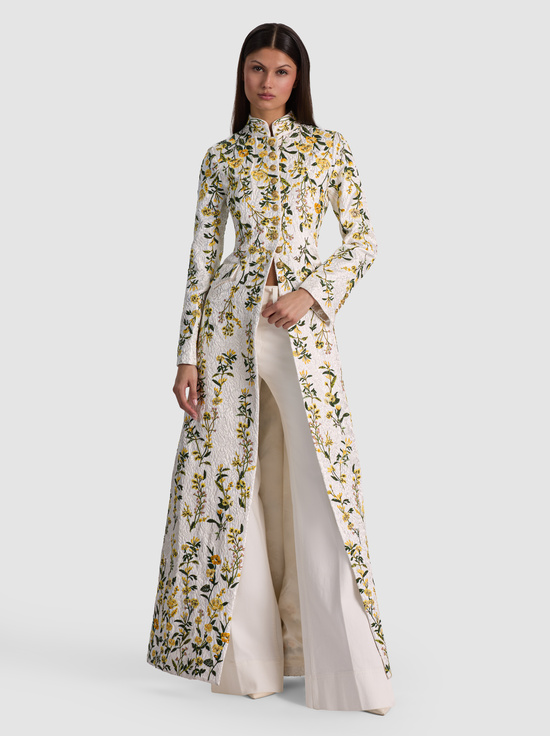 FRESH AIR BUTTER-WINN EMBELLISHED LONG JACKET