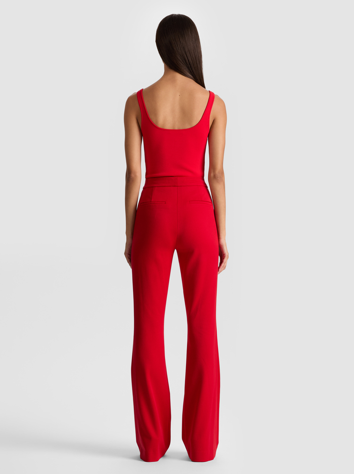 RONNIE SLIM TROUSER - PERFECT RUBY image 2 - Alice And Olivia