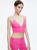 CARLI DENIM BRA TOP - CANDY