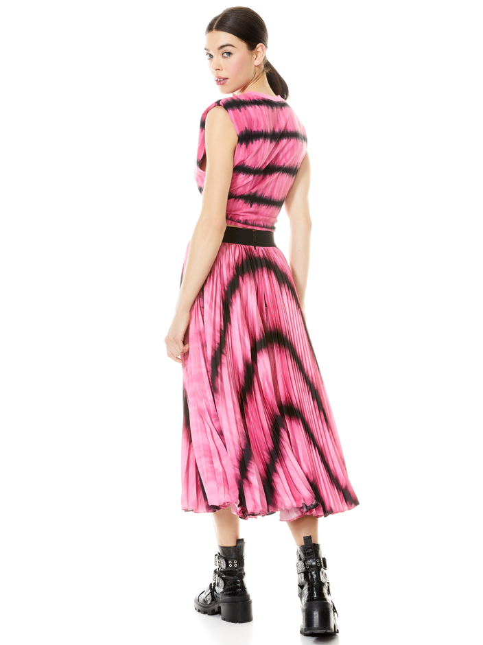 DESMA TOP + KATZ TIE DYE MIDI SKIRT - 