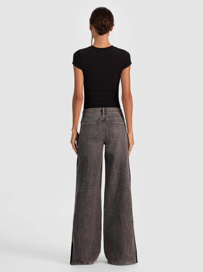 AMAZING SNAP JEAN - GEORGIA VINTAGE BLACK image 2 - Alice And Olivia