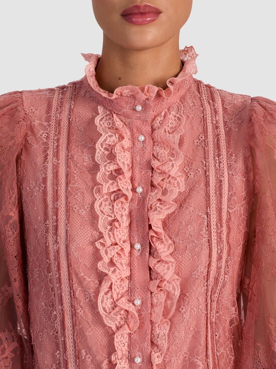BOHEMIAN ROSE-EUGENIA LACE BLOUSE