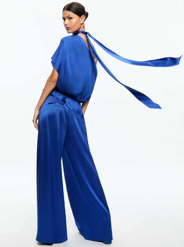 MITSUKO BLOUSE - ROYAL image 2 - Alice And Olivia