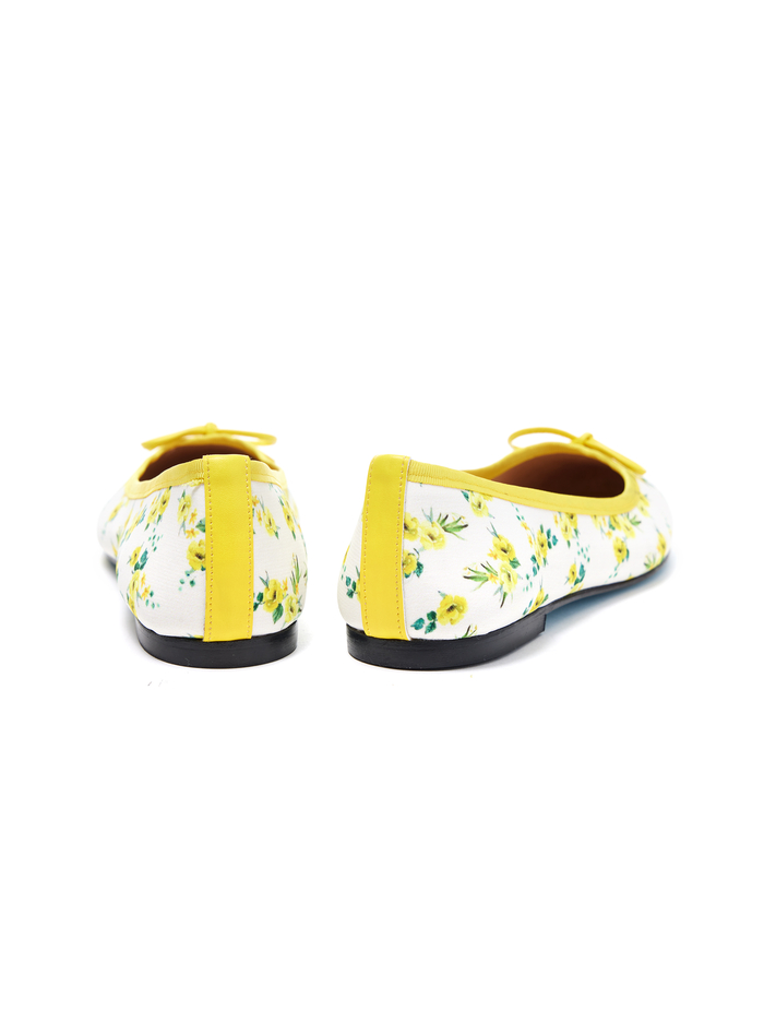 A+O X FRENCH SOLES BALLET FLAT - YELLOW FLORAL image 1 - Alice And Olivia
