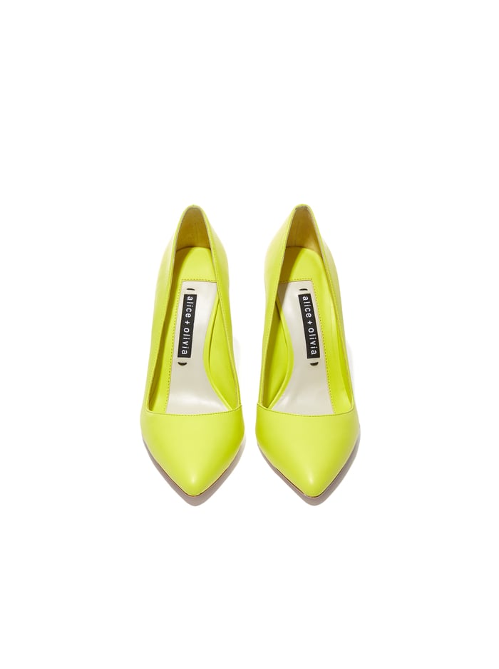 DINA HEEL - LIME PUNCH image 2 - Alice And Olivia