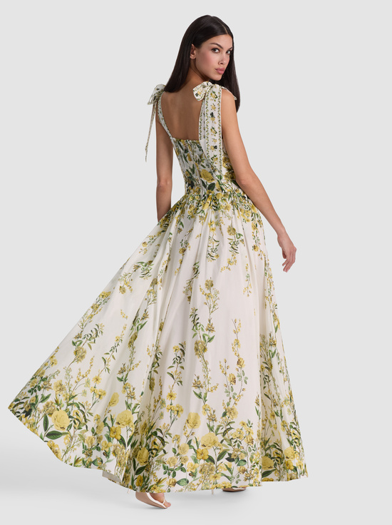 FRESH AIR BUTTER-HAVEN FLARED MAXI DRESS