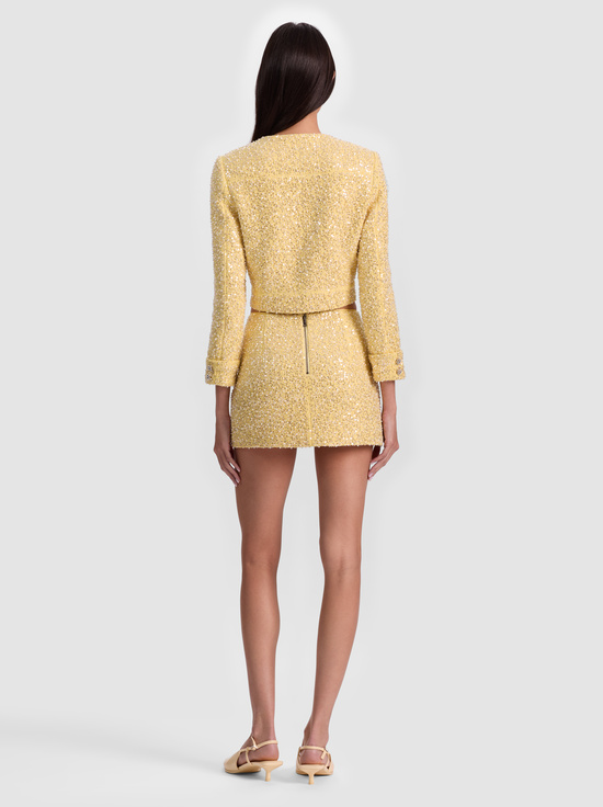 BUTTER-LORIE EMBELLISHED TWEED JACKET