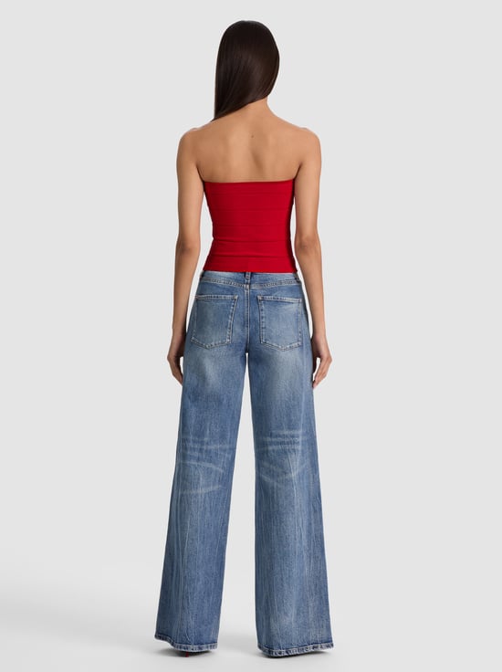 CHILI PEPPER-ALISON BANDAGE TUBE TOP