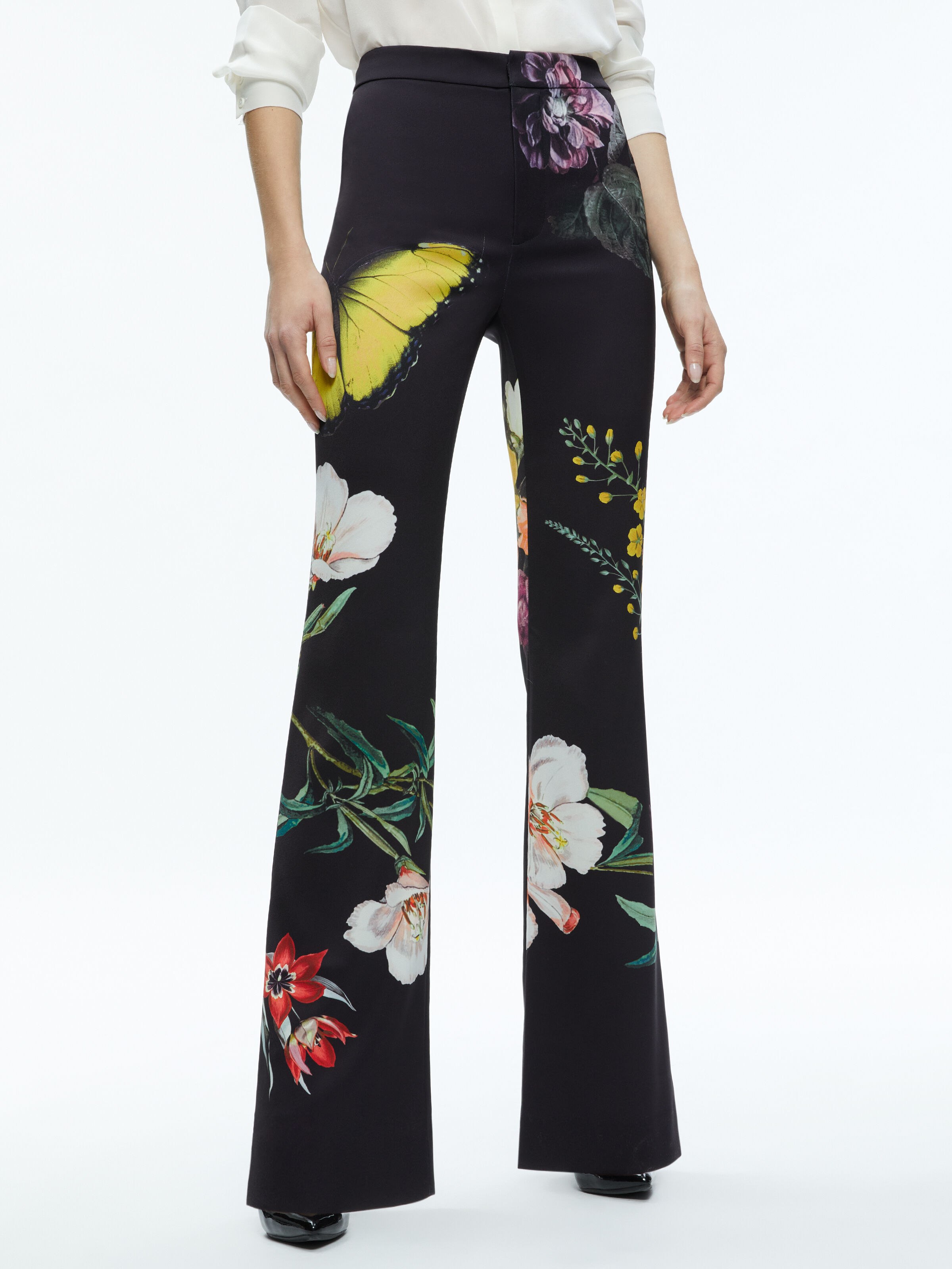 Zimmermann Jude Belted Scalloped Floral-print Linen Wide-leg Pants - Orange  - ShopStyle