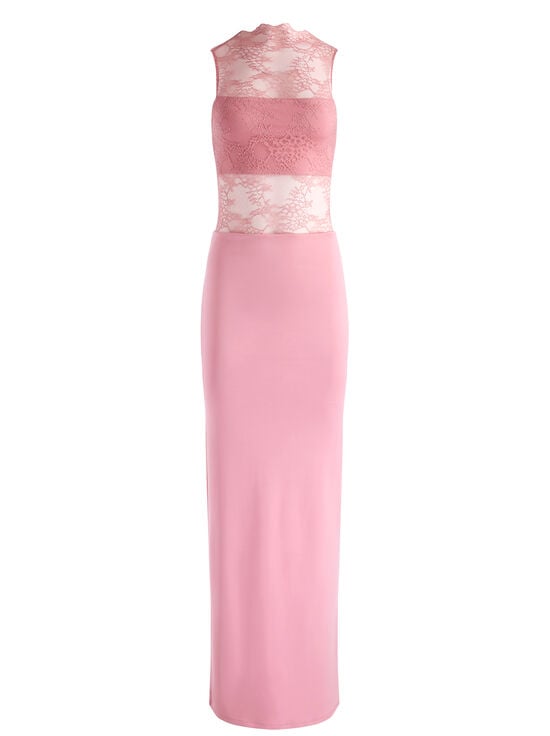 DUSTY ROSE-NICHOL LACE MAXI DRESS