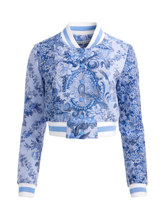 BLUE MULTI-BARTON VARSITY JACKET