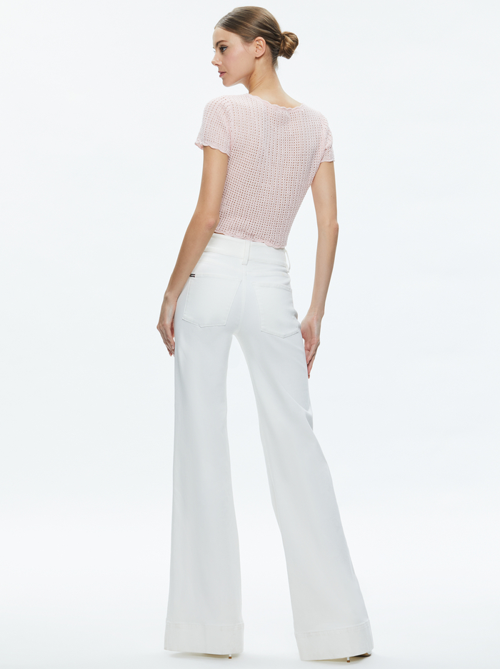 MARYAM PULLOVER - PINK LACE image 2 - Alice And Olivia