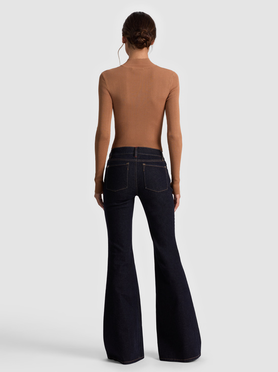 PRALINE-ROBERTA RIBBED TURTLENECK