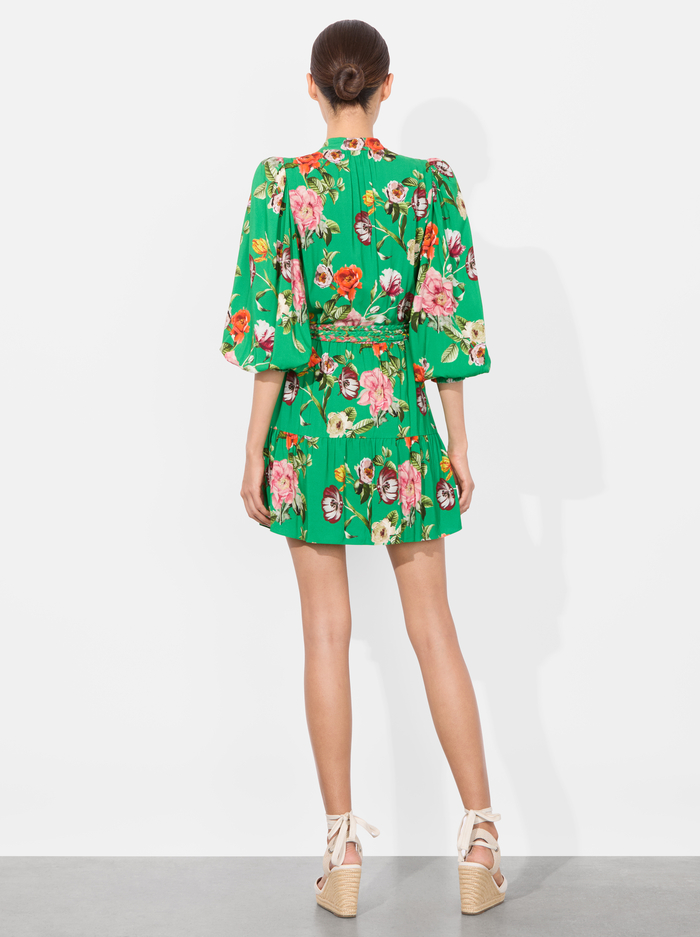 ANTONETTE MINI DRESS - HAMPTONS FLORAL LARGE image 2 - Alice And Olivia