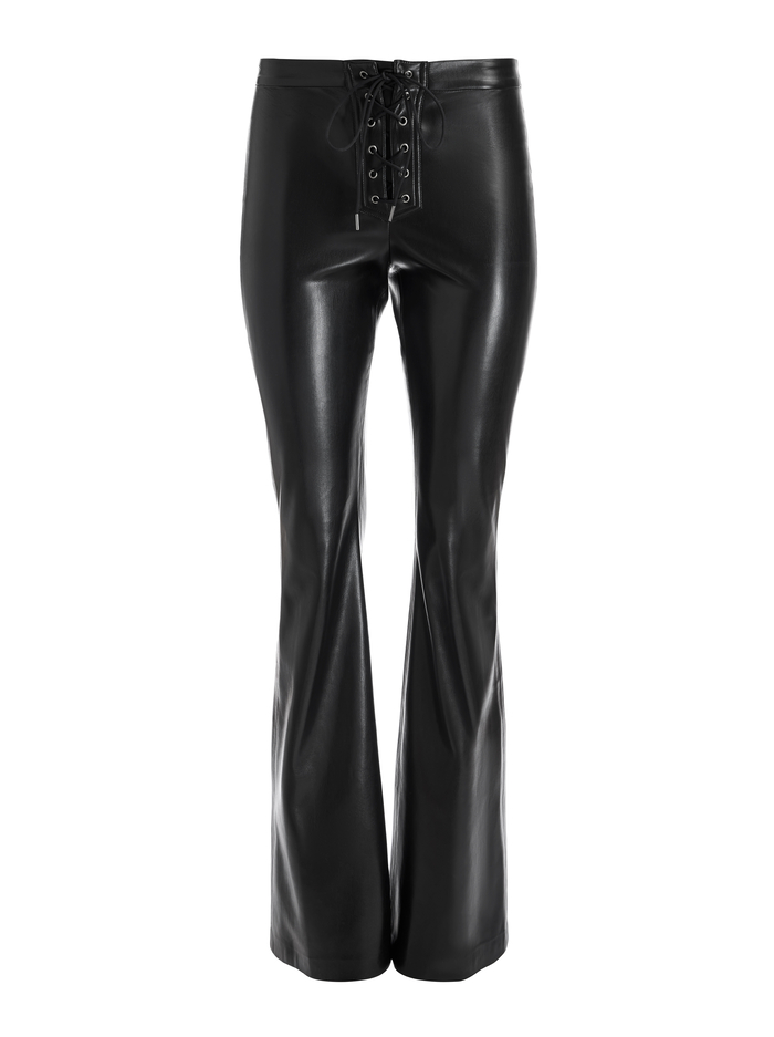 RAVYN VEGAN PANT - BLACK image 5 - Alice And Olivia