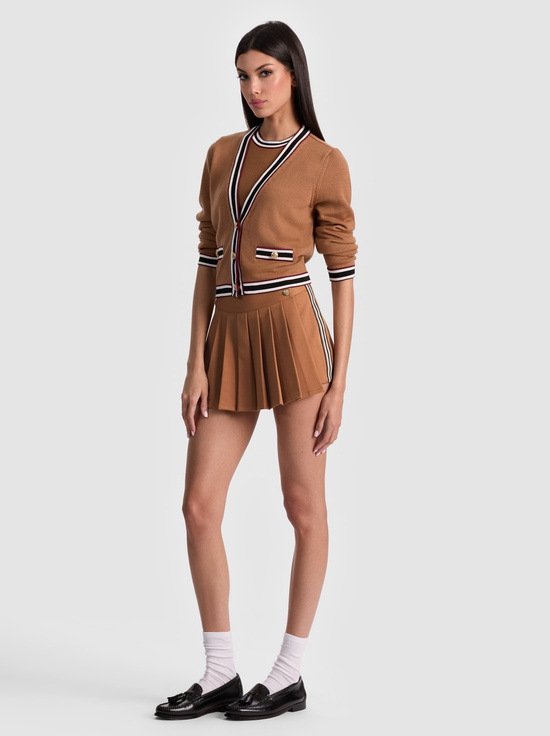 TAN MULTI-KINGSLEY CARDIGAN