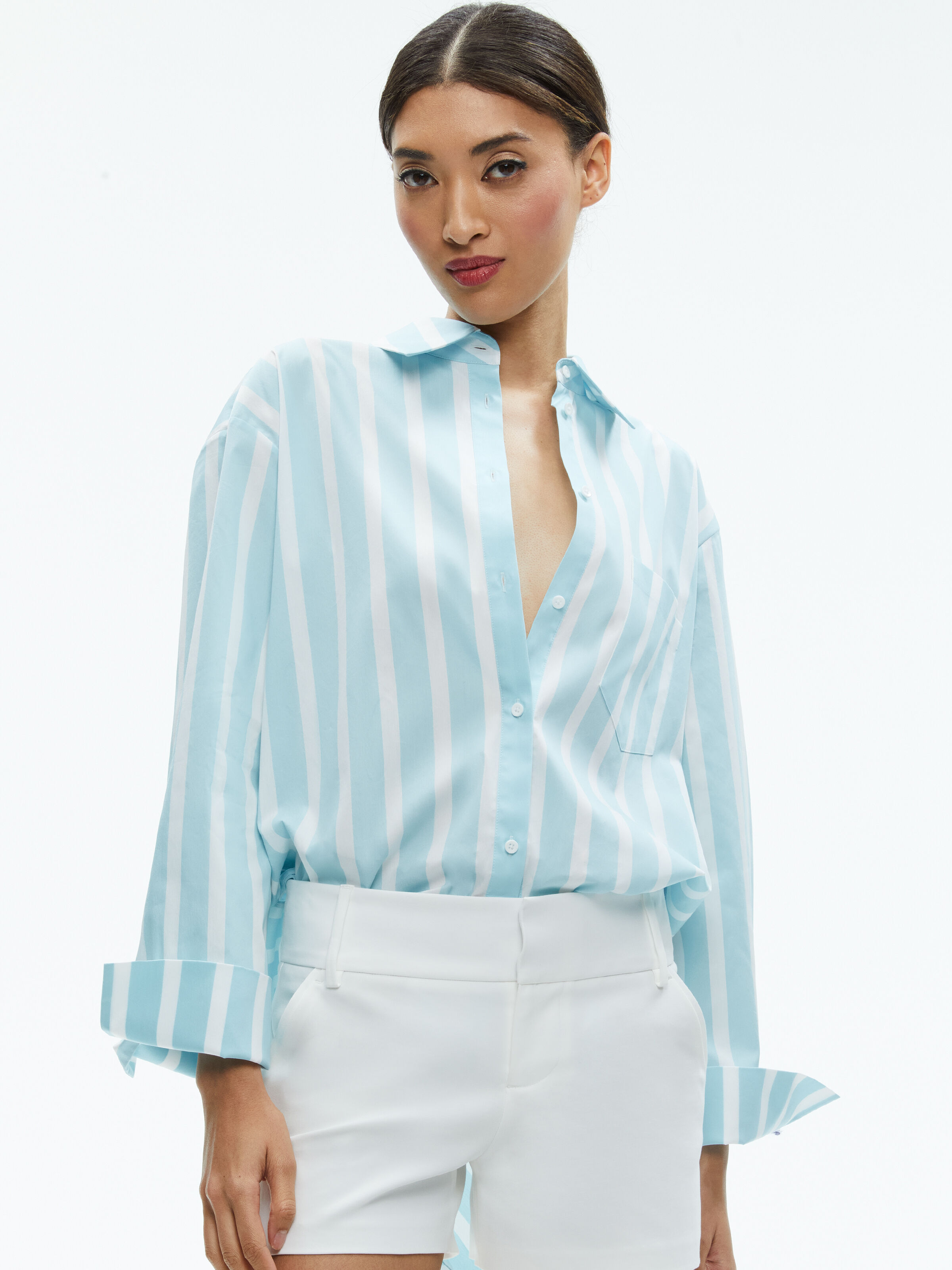 Extra long button down shirt shop