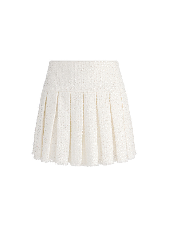 OFF WHITE-EMILIE TWEED MINI SKIRT