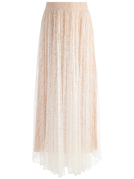 OFF WHITE-KATZ PLEATED MAXI SKIRT