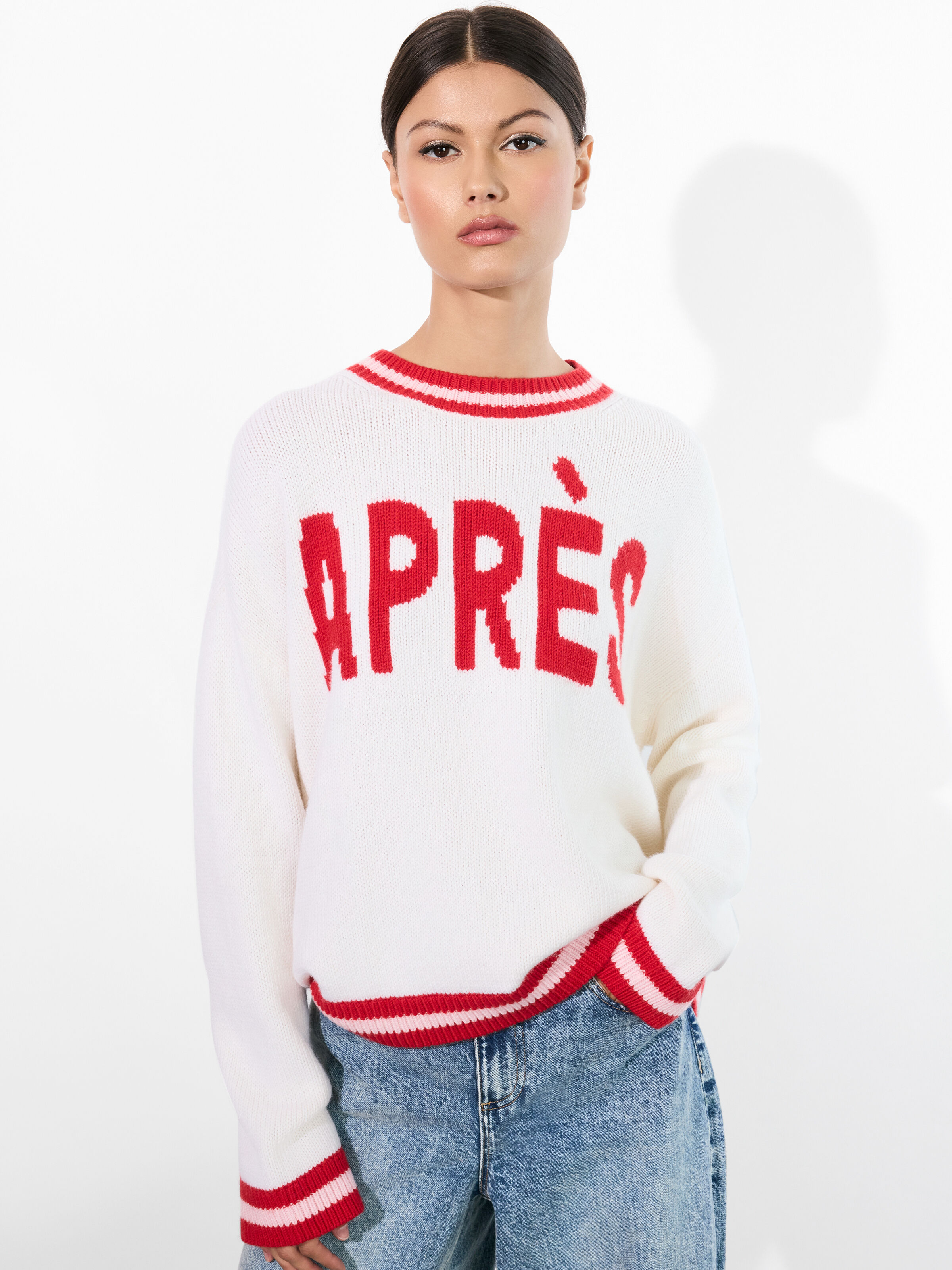 Ogden Pullover In Ecru Multi Alice Olivia