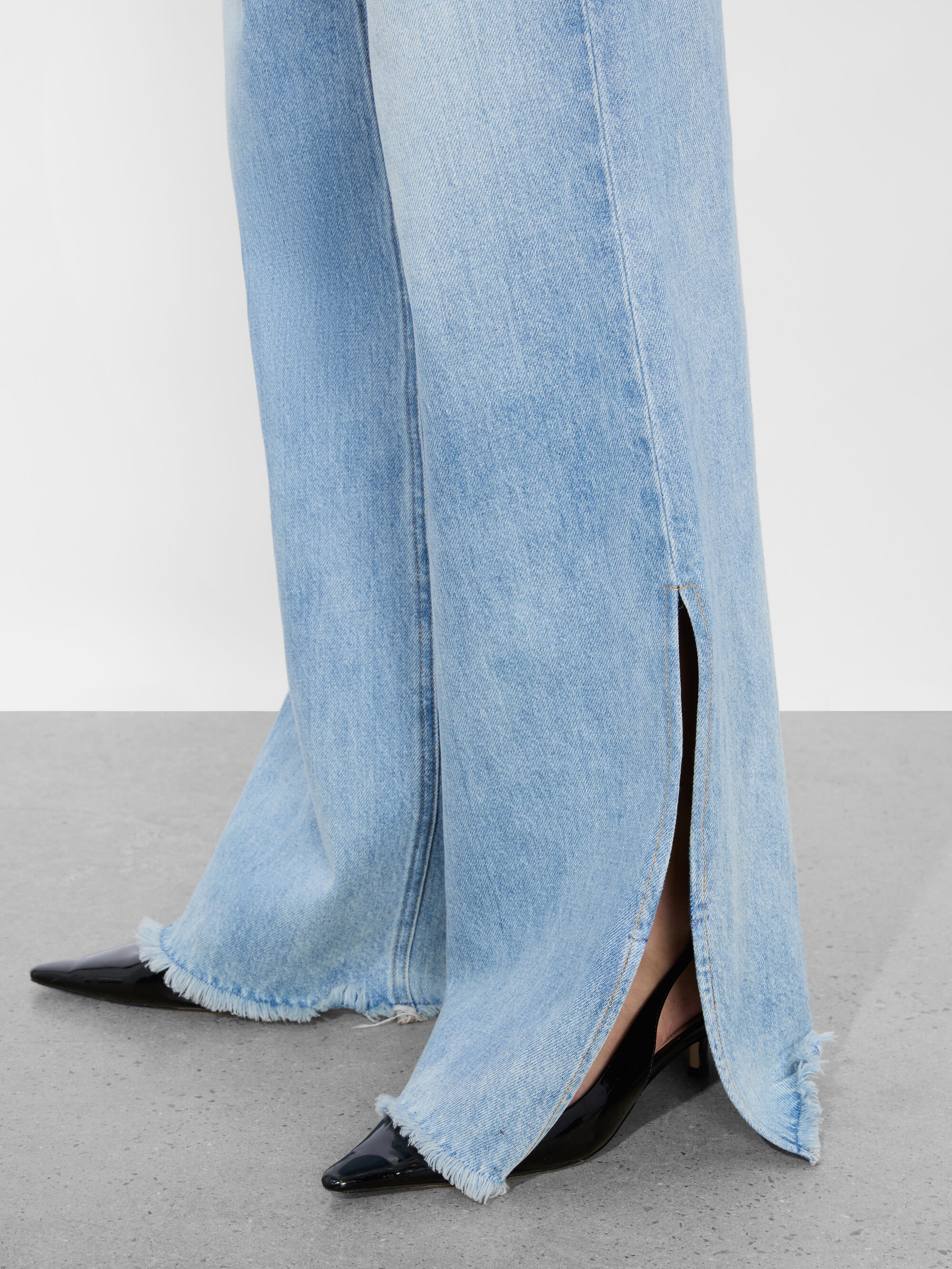 Jean Large Alice + Olivia WEEZY Taille 27 - Neuf Avec étiquette - Couleur Bleu - Coupe Wide-leg Femme