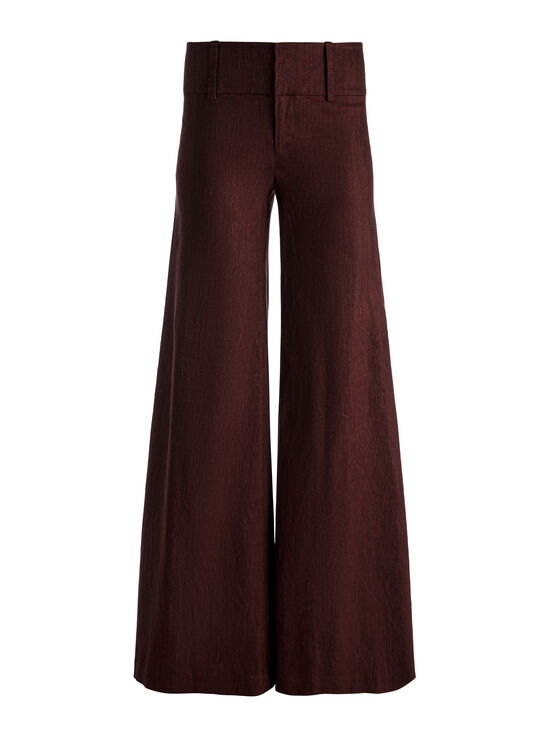 MOCHA-OLIVIA LINEN PANT
