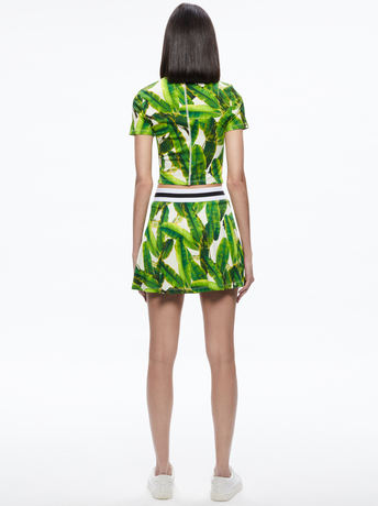 SUN PALM OFF WHITE-CINDY PICKLEBALL CROPPED TEE