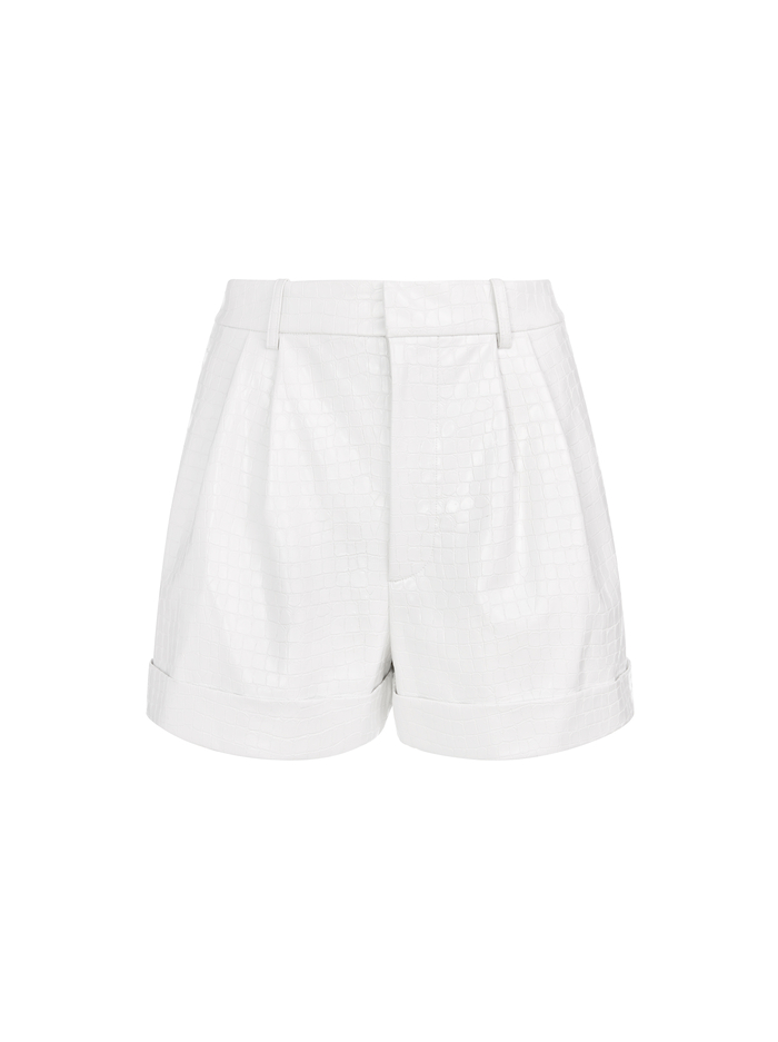 CONRY VEGAN SHORT - OFF WHITE image 5 - Alice And Olivia