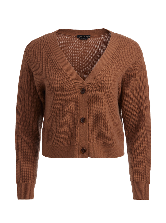 JANNIE CARDIGAN - CAMEL image 5 - Alice And Olivia