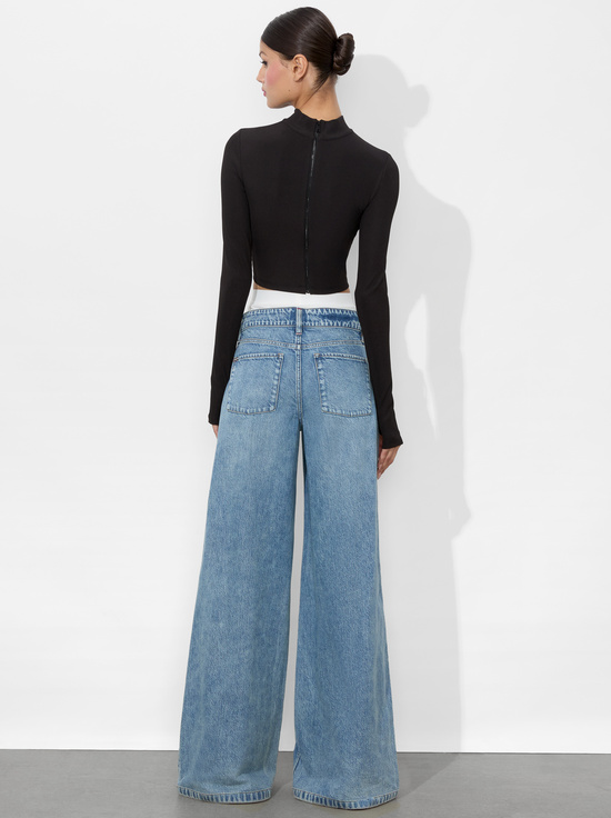 BLACK-DELAINA REVERSIBLE TOP