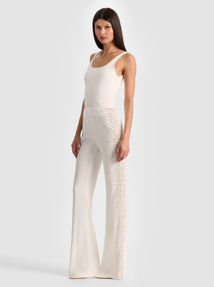 TEENY BOOTCUT PANT - OFF WHITE image 4 - ALICE + OLIVIA