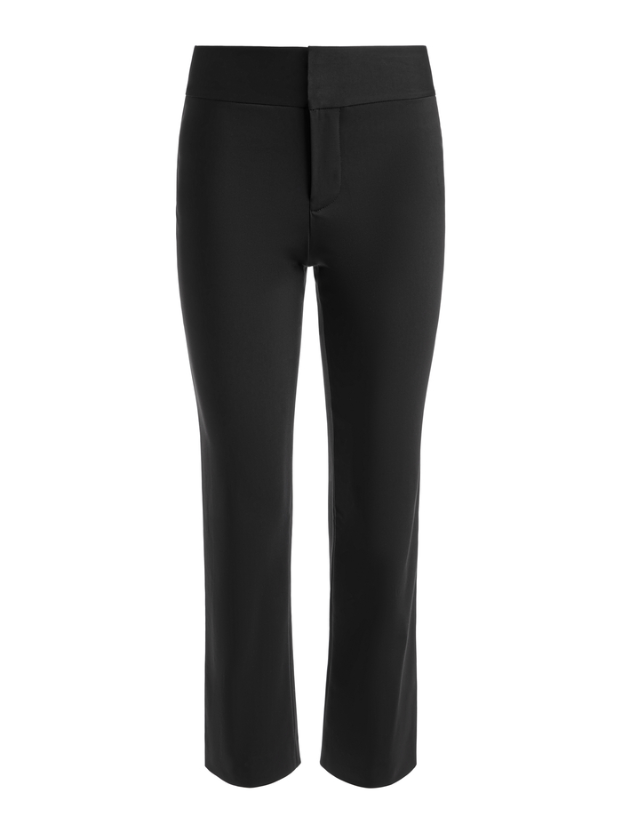 STACEY LOW RISE KICK FLARE PANT - BLACK image 5 - Alice And Olivia