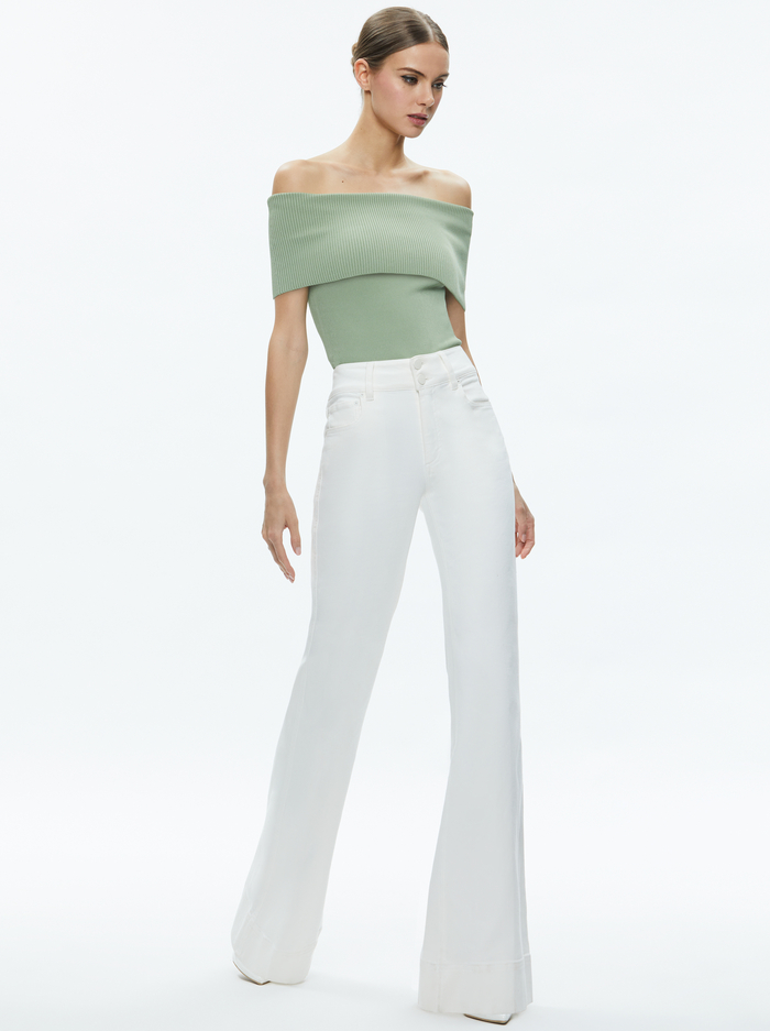 DOLAN PULLOVER - SAGE image 4 - Alice And Olivia