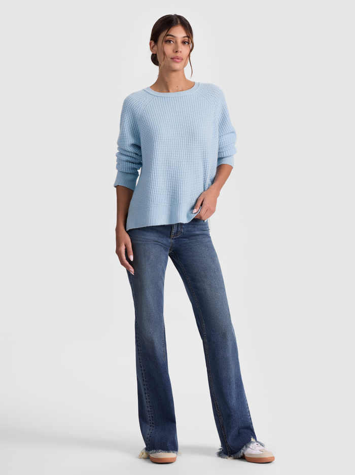 COLIN RELAXED RAGLAN CREWNECK - CAROLINA BLUE image 1 - ALICE + OLIVIA