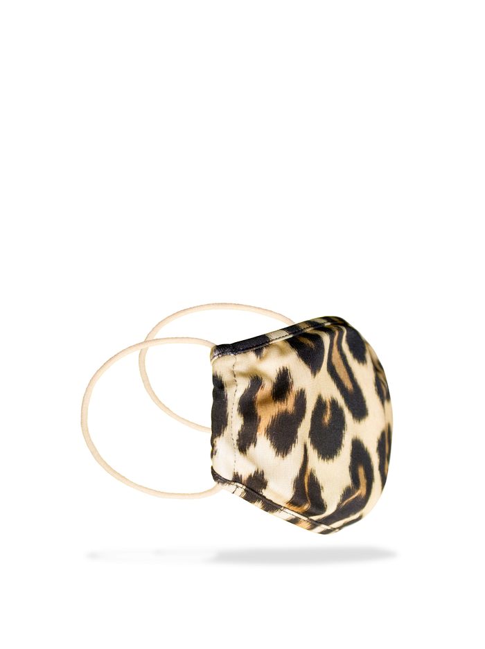PROTECTIVE FACE MASK - TEXTURED LEOPARD - Alice And Olivia