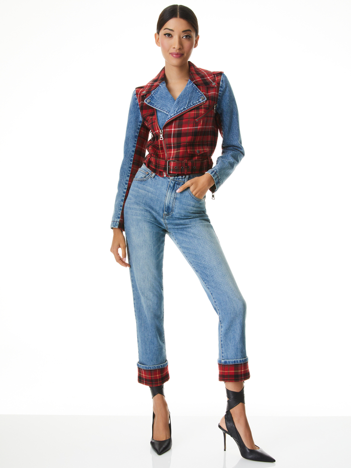 CODY MOTO JACKET + AMAZING HIGH RISE JEAN - 