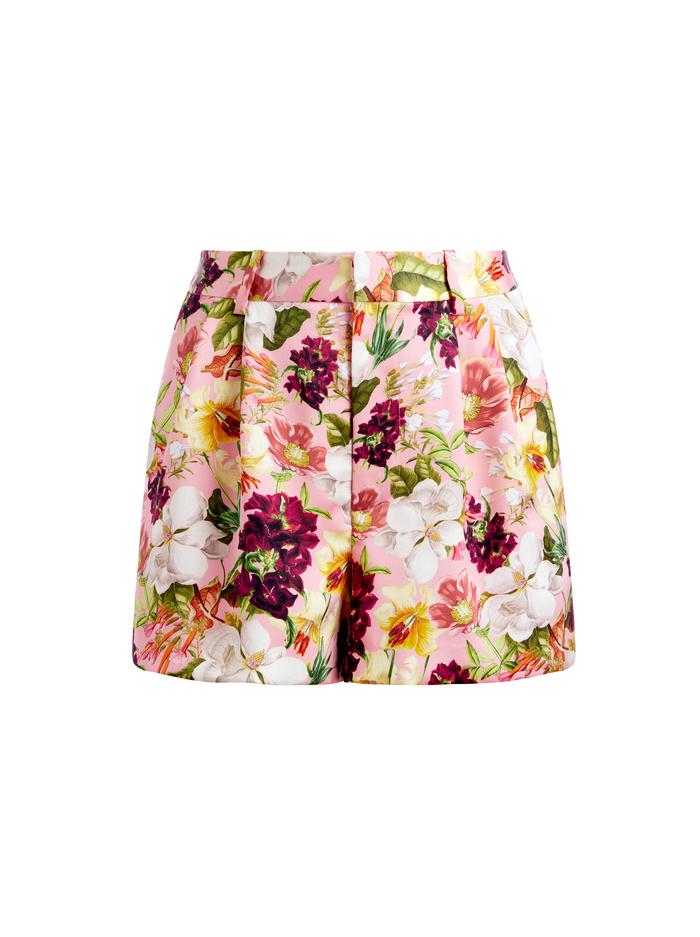 CONRY PLEATED SHORT - JUNIPER FLORAL ROSE image 5 - Alice And Olivia