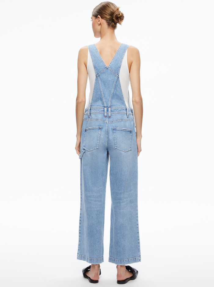 WESSON STRAIGHT LEG JEAN OVERALLS - MADDY BLUE image 1 - ALICE + OLIVIA