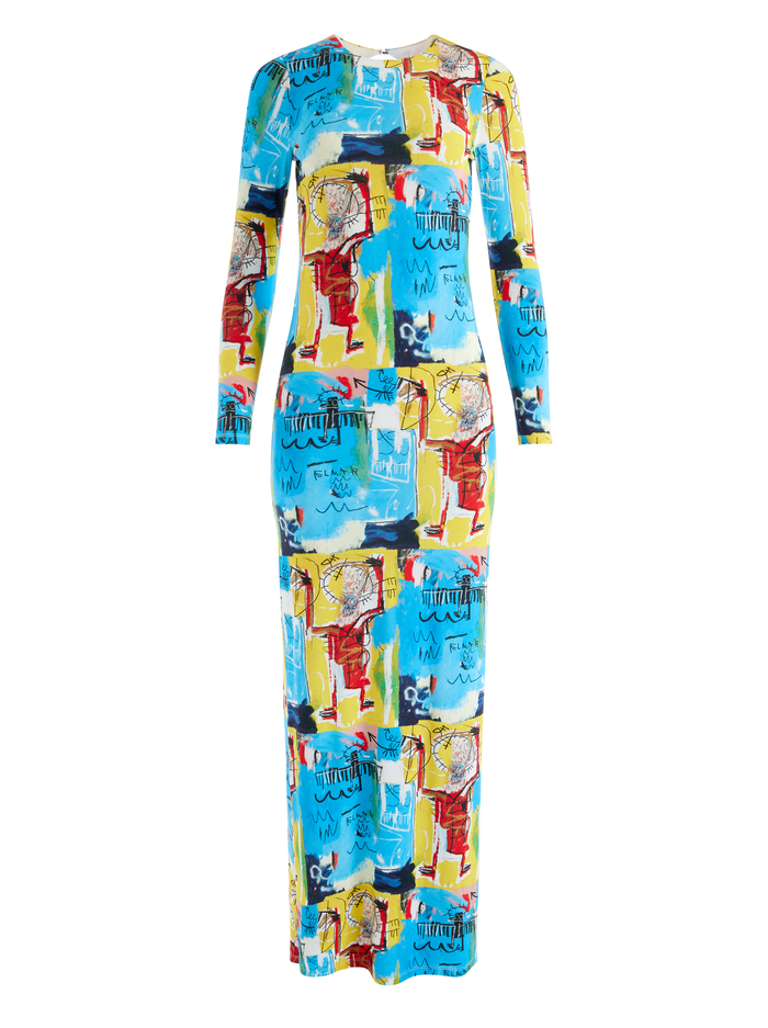 A+O X BASQUIAT DELORA MAXI DRESS - UNTITLED image 5 - Alice And Olivia