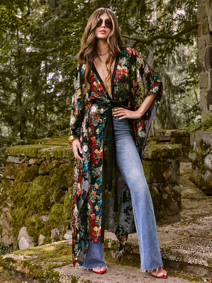 MARVA BELTED KAFTAN - FREE SPIRIT image 6 - ALICE + OLIVIA