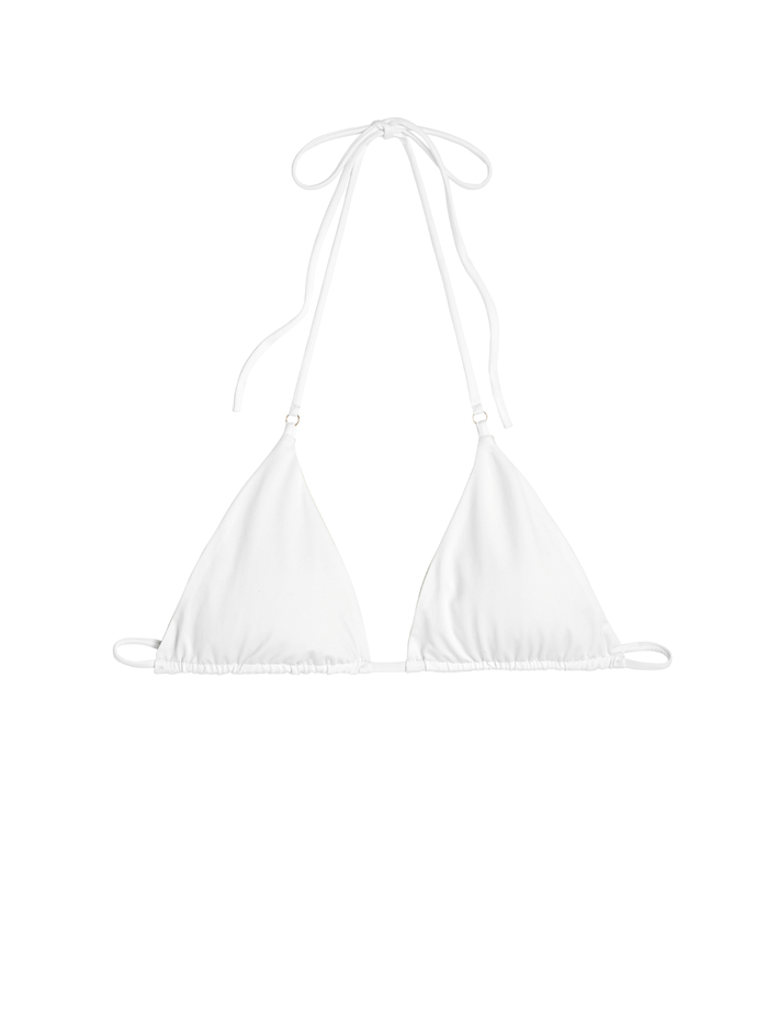 KIRA REVERSIBLE STRING BIKINI TOP - WHITE/YELLOW image 7 - ALICE + OLIVIA