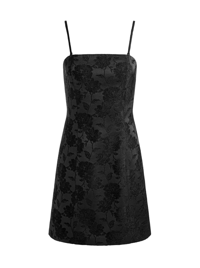 VELIA MINI DRESS - BLACK image 5 - Alice And Olivia