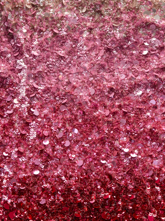 ASCENDENT OMBRE DEEP PINK-EVE EMBELLISHED MINI DRESS