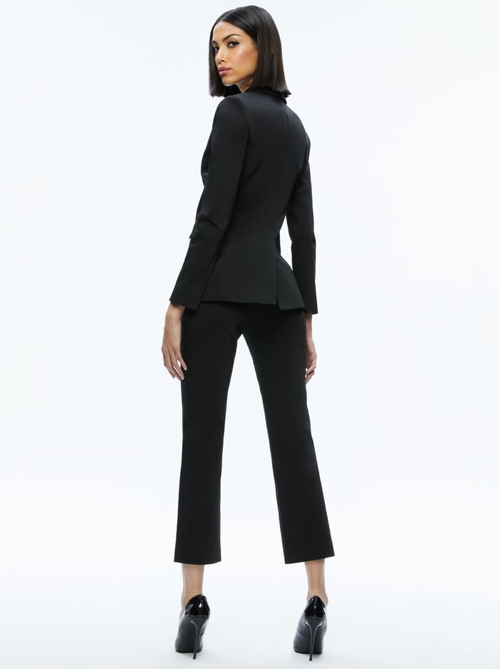MACEY SLIT SLEEVE BLAZER - BLACK image 1 - Alice And Olivia