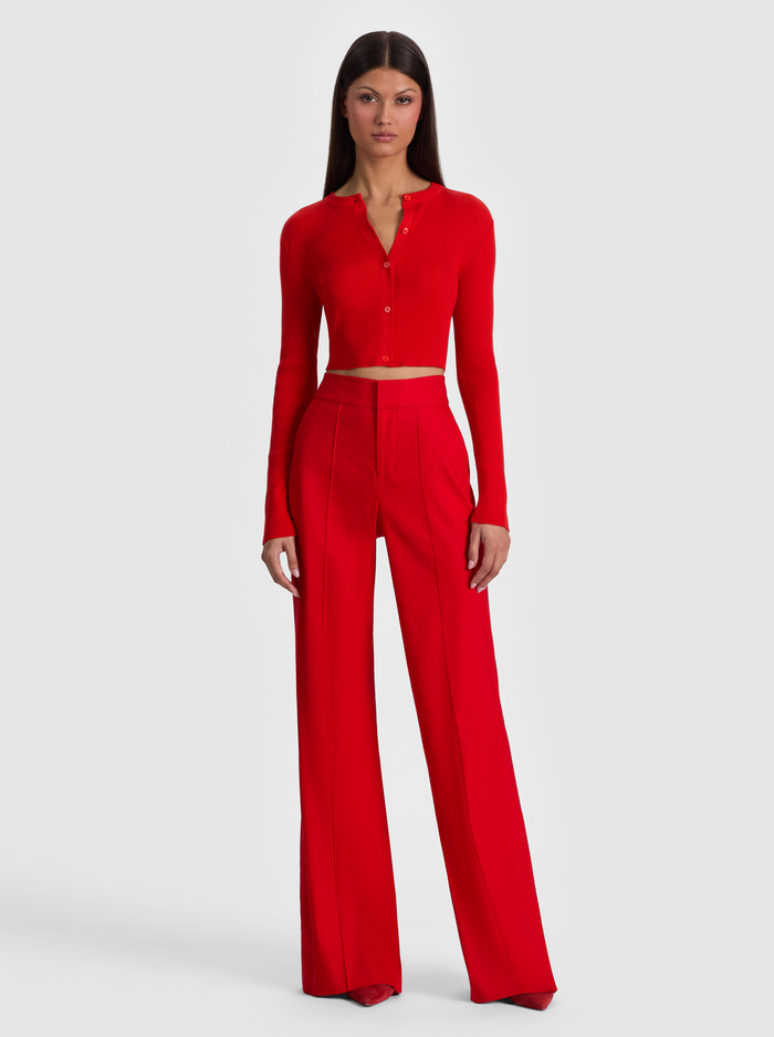 CARSON CARDIGAN - CHILI PEPPER image 1 - ALICE + OLIVIA