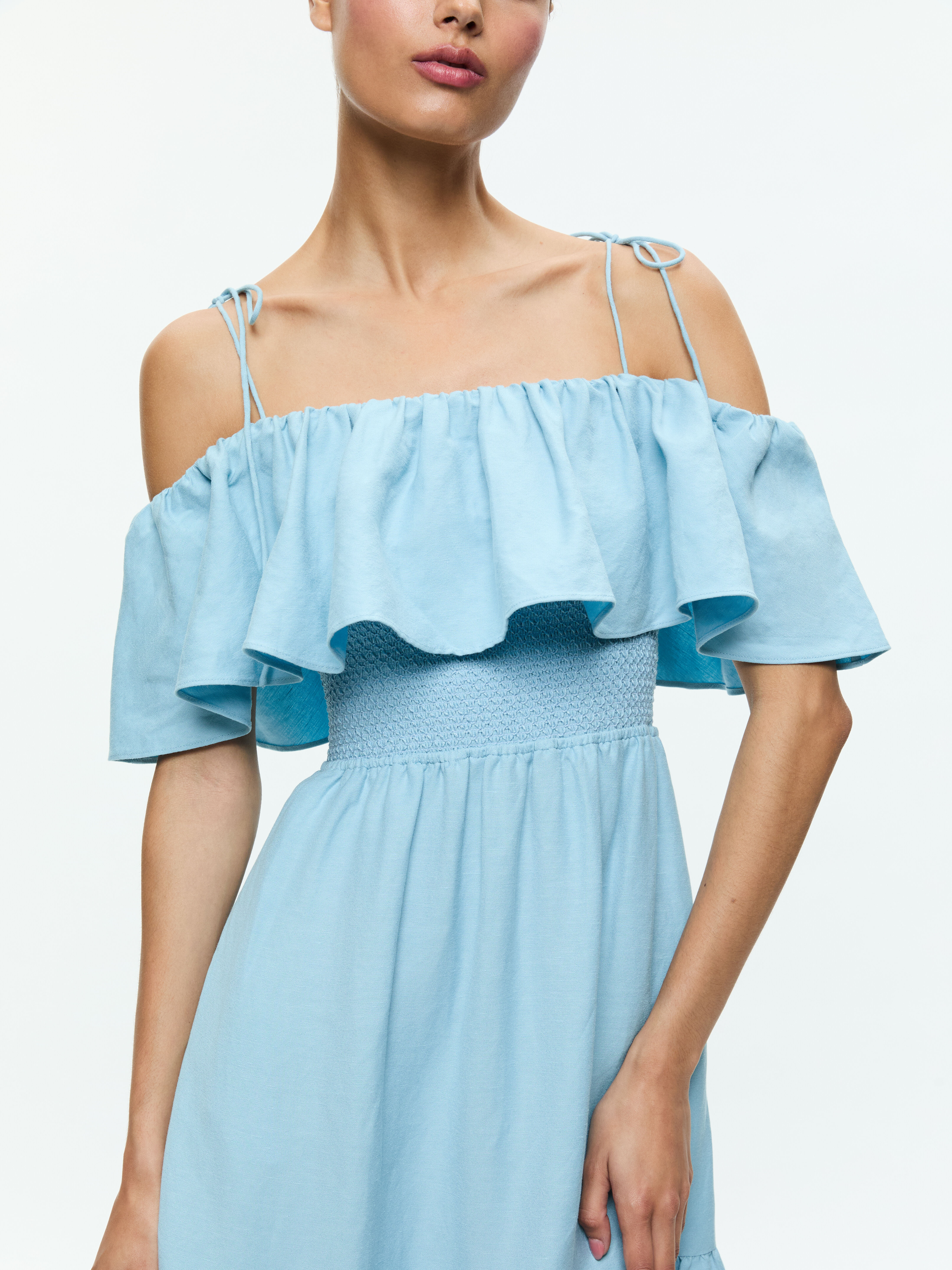Alice and olivia off the shoulder dress new arrivals
