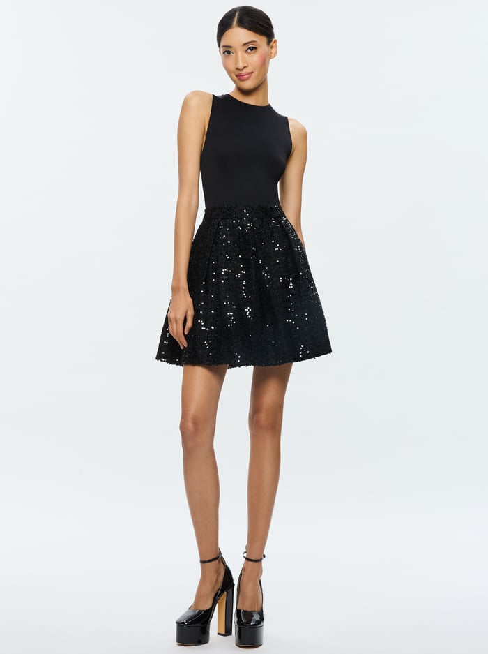 CHARA MINI DRESS - BLACK image 4 - Alice And Olivia