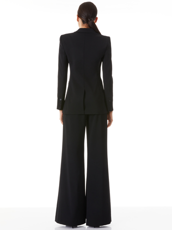 BLACK-BREANN LONG FITTED BLAZER