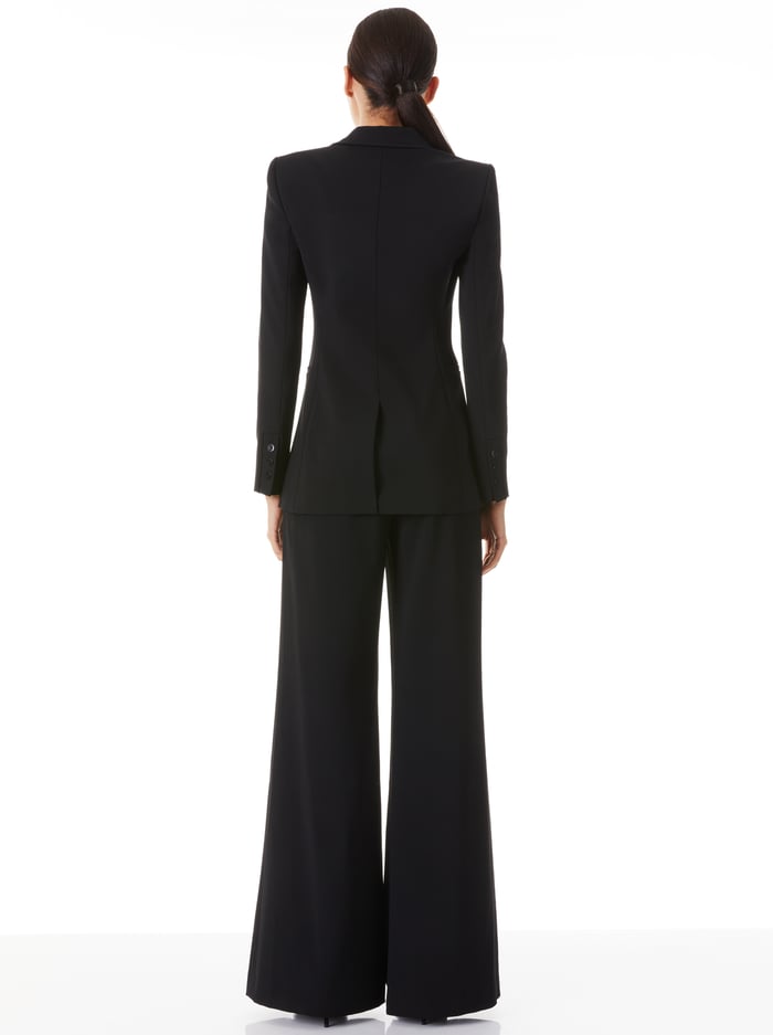 BREANN FITTED BLAZER - BLACK image 1 - Alice And Olivia